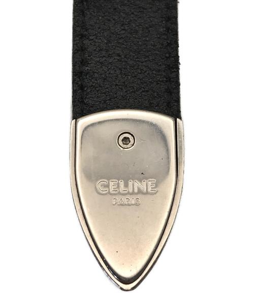 CELINE（セリーヌ）CELINE (セリーヌ) ミディアムスパイク ウエスタンベルト ブラックの古着・服飾アイテム