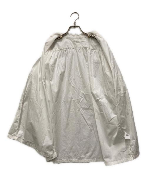 PHIGVEL（フィグベル）PHIGVEL (フィグベル) BACK GATHERING SS SHIRT ホワイト サイズ:4の古着・服飾アイテム