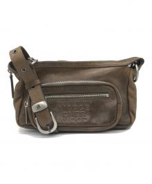 MARGE SHERWOOD（マージシャーウッド）の古着「OUTPOCKET HOBO MINI BAG」｜ブラウン