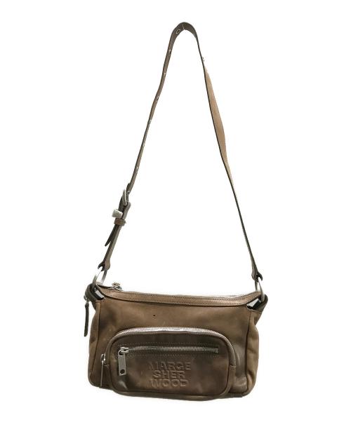 MARGE SHERWOOD（マージシャーウッド）MARGE SHERWOOD (マージシャーウッド) OUTPOCKET HOBO MINI BAG ブラウンの古着・服飾アイテム