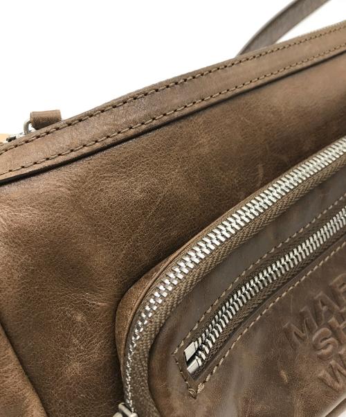 MARGE SHERWOOD（マージシャーウッド）MARGE SHERWOOD (マージシャーウッド) OUTPOCKET HOBO MINI BAG ブラウンの古着・服飾アイテム