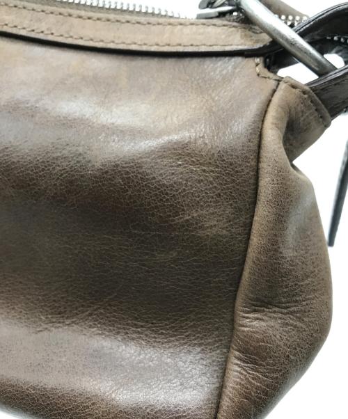 MARGE SHERWOOD（マージシャーウッド）MARGE SHERWOOD (マージシャーウッド) OUTPOCKET HOBO MINI BAG ブラウンの古着・服飾アイテム