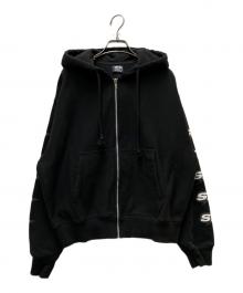 stussy（ステューシー）の古着「SPEEDWAY ZIP HOODIE」｜ブラック