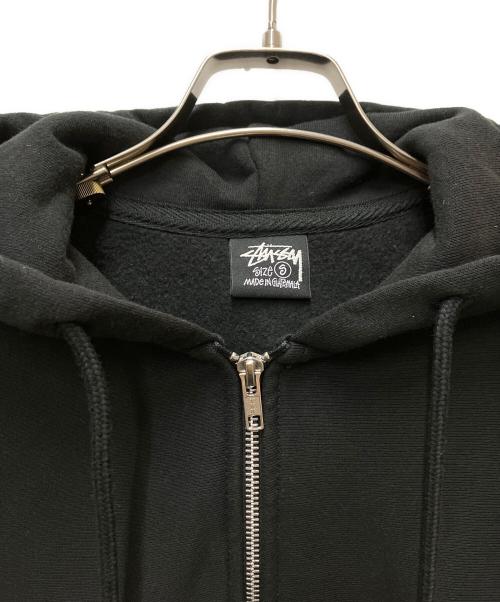 stussy（ステューシー）stussy (ステューシー) SPEEDWAY ZIP HOODIE ブラック サイズ:Sの古着・服飾アイテム