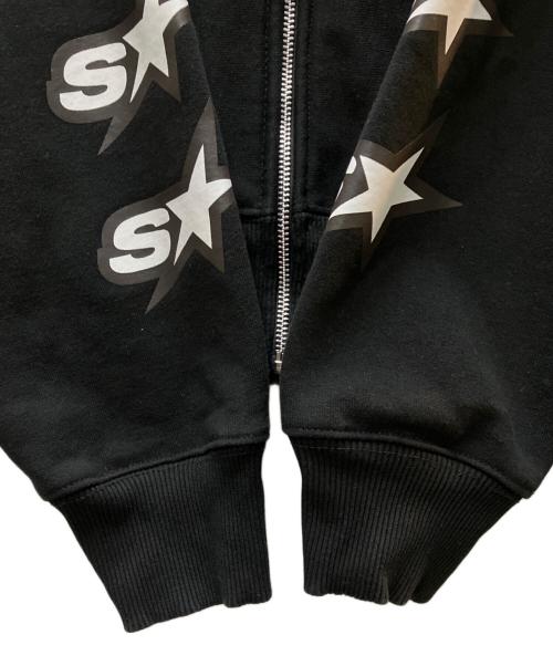 stussy（ステューシー）stussy (ステューシー) SPEEDWAY ZIP HOODIE ブラック サイズ:Sの古着・服飾アイテム