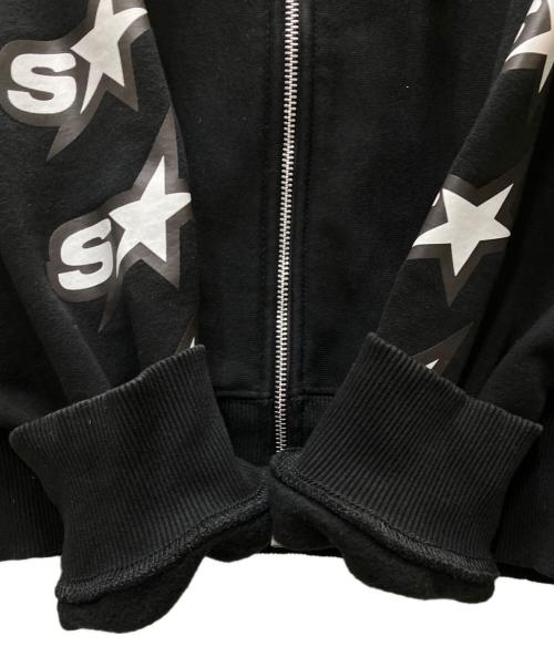 stussy（ステューシー）stussy (ステューシー) SPEEDWAY ZIP HOODIE ブラック サイズ:Sの古着・服飾アイテム