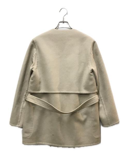 HERMES（エルメス）HERMES (エルメス) カシミヤショートコート（マルジェラ期） ベージュ サイズ:34の古着・服飾アイテム