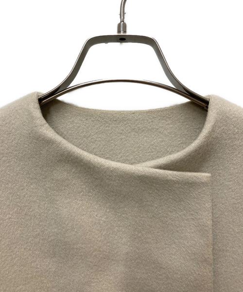 HERMES（エルメス）HERMES (エルメス) カシミヤショートコート（マルジェラ期） ベージュ サイズ:34の古着・服飾アイテム