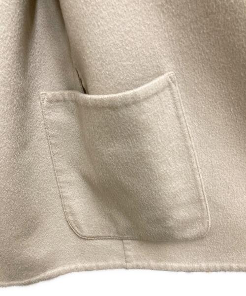 HERMES（エルメス）HERMES (エルメス) カシミヤショートコート（マルジェラ期） ベージュ サイズ:34の古着・服飾アイテム