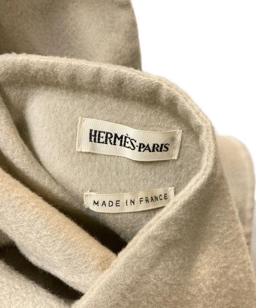HERMES（エルメス）HERMES (エルメス) カシミヤショートコート（マルジェラ期） ベージュ サイズ:34の古着・服飾アイテム