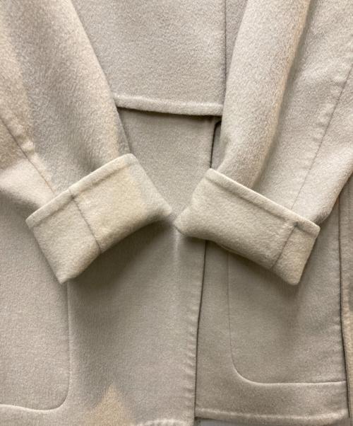 HERMES（エルメス）HERMES (エルメス) カシミヤショートコート（マルジェラ期） ベージュ サイズ:34の古着・服飾アイテム