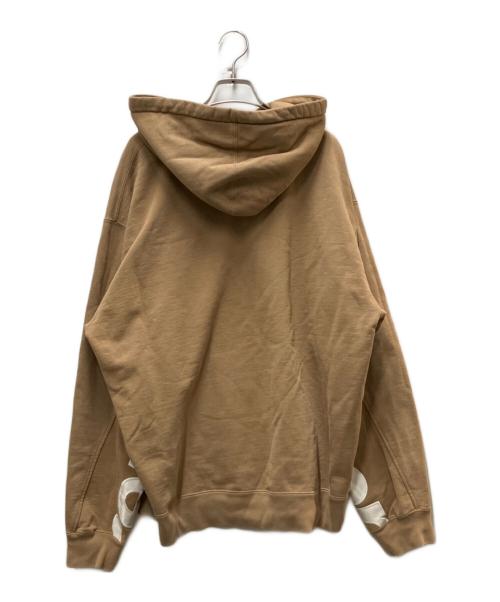 SUPREME（シュプリーム）SUPREME (シュプリーム) 22SS Cropped Panels Hooded Sweatshirt ブラウン サイズ:Lの古着・服飾アイテム