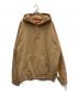 SUPREME（シュプリーム）の古着「22SS Cropped Panels Hooded Sweatshirt」｜ブラウン