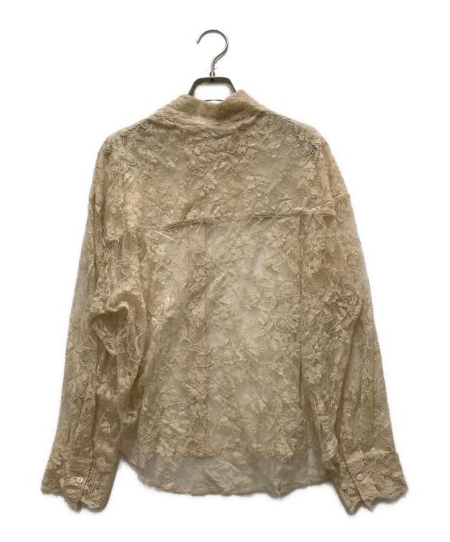 ROSEanna（ローズアンナ）ROSEanna (ローズアンナ) フラワーレースシャツブラウス レースシャツ ベージュ サイズ:FREEの古着・服飾アイテム