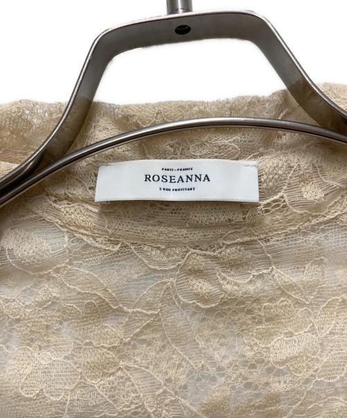 ROSEanna（ローズアンナ）ROSEanna (ローズアンナ) フラワーレースシャツブラウス レースシャツ ベージュ サイズ:FREEの古着・服飾アイテム
