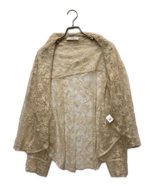 ROSEanna（ローズアンナ）ROSEanna (ローズアンナ) フラワーレースシャツブラウス レースシャツ ベージュ サイズ:FREEの古着・服飾アイテム