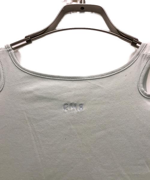 Room no.8（ルームエイト）Room no.8 (ルームエイト) SMOOTH CO NECK/OPEN TOPS スカイブルー サイズ:FREEの古着・服飾アイテム