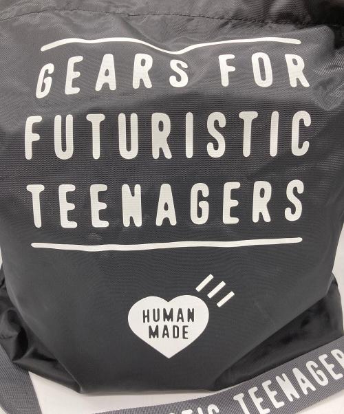 HUMAN MADE（ヒューマンメイド）HUMAN MADE (ヒューマンメイド) ナイロン2WAYトートバッグ ブラックの古着・服飾アイテム