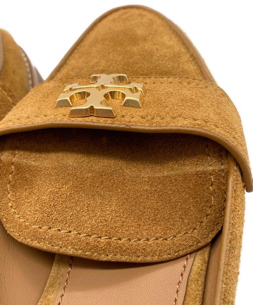 TORY BURCH（トリーバーチ）TORY BURCH (トリーバーチ) スエードスライドローファー ブラウン サイズ:6Mの古着・服飾アイテム