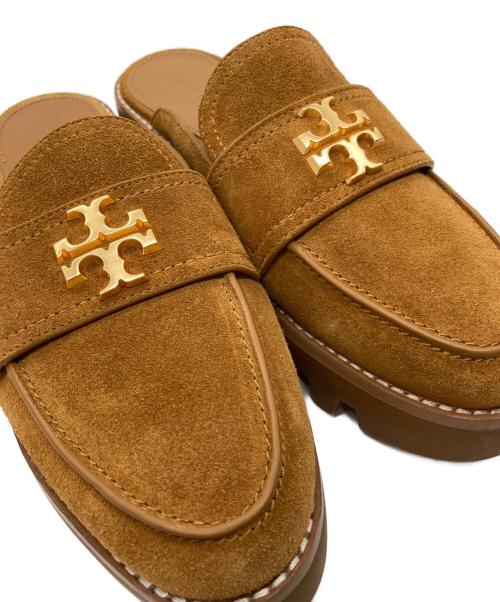 TORY BURCH（トリーバーチ）TORY BURCH (トリーバーチ) スエードスライドローファー ブラウン サイズ:6Mの古着・服飾アイテム