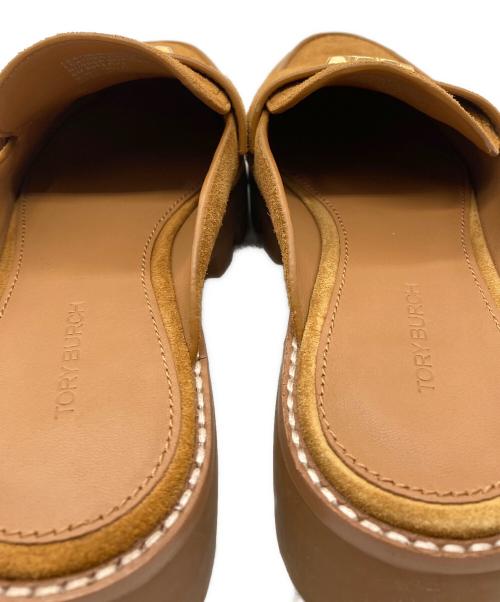 TORY BURCH（トリーバーチ）TORY BURCH (トリーバーチ) スエードスライドローファー ブラウン サイズ:6Mの古着・服飾アイテム