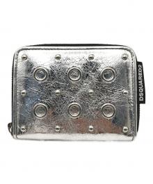 DSQUARED2（ディースクエアード）の古着「スタッズウォレット」｜シルバー