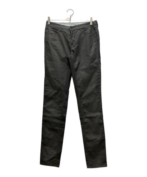 MM6 Maison Margiela（エムエムシックスメゾンマルジェラ）MM6 Maison Margiela (エムエムシックスメゾンマルジェラ) コーティングスキニーパンツ グレー サイズ:44の古着・服飾アイテム
