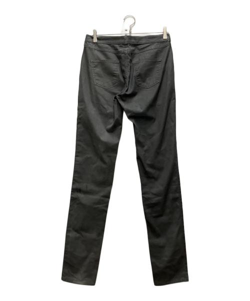 MM6 Maison Margiela（エムエムシックスメゾンマルジェラ）MM6 Maison Margiela (エムエムシックスメゾンマルジェラ) コーティングスキニーパンツ グレー サイズ:44の古着・服飾アイテム