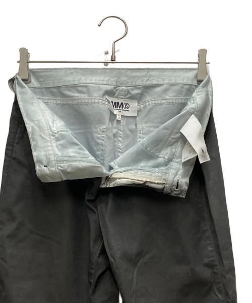 MM6 Maison Margiela（エムエムシックスメゾンマルジェラ）MM6 Maison Margiela (エムエムシックスメゾンマルジェラ) コーティングスキニーパンツ グレー サイズ:44の古着・服飾アイテム