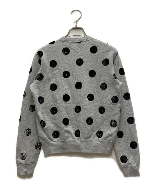 COMME des GARCONS（コムデギャルソン）COMME des GARCONS (コムデギャルソン) ドットスウェット グレー サイズ:Mの古着・服飾アイテム