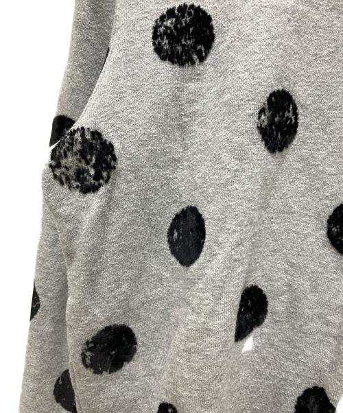 COMME des GARCONS（コムデギャルソン）COMME des GARCONS (コムデギャルソン) ドットスウェット グレー サイズ:Mの古着・服飾アイテム