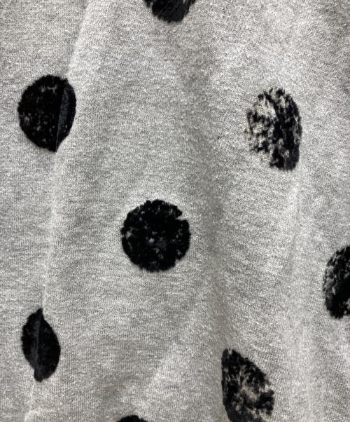 COMME des GARCONS（コムデギャルソン）COMME des GARCONS (コムデギャルソン) ドットスウェット グレー サイズ:Mの古着・服飾アイテム