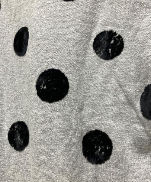 COMME des GARCONS（コムデギャルソン）COMME des GARCONS (コムデギャルソン) ドットスウェット グレー サイズ:Mの古着・服飾アイテム