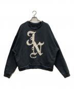 JUN/NAKAYAMAジュン ナカヤマ）の古着「JN PATCH CREWNECK」｜ネイビー