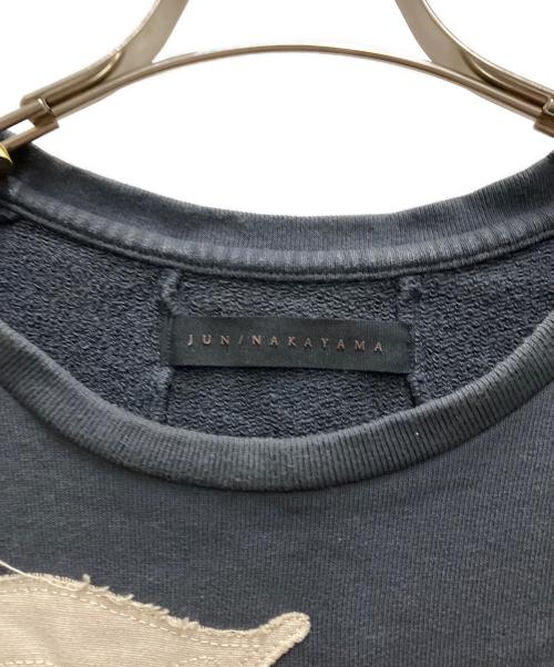 JUN/NAKAYAMA（ジュン ナカヤマ）JUN/NAKAYAMA (ジュン ナカヤマ) JN PATCH CREWNECK ネイビー サイズ:46の古着・服飾アイテム