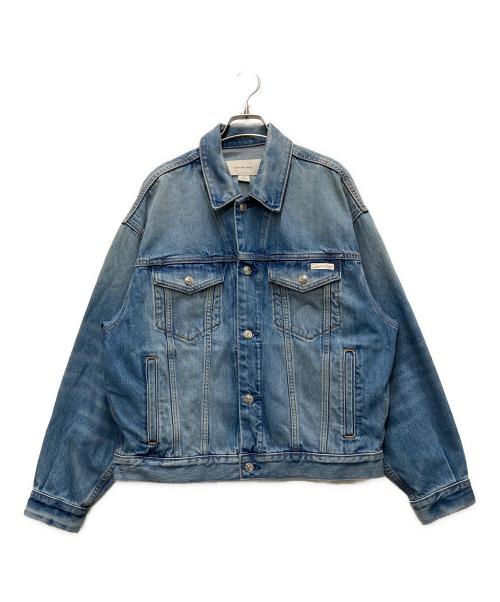 Calvin Klein（カルバンクライン）Calvin Klein (カルバンクライン) 90s シトリン トラッカージャケット インディゴ サイズ:Mの古着・服飾アイテム