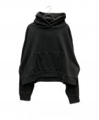 entire studiosエンタイアスタジオ）の古着「HEAVY HOOD WASHED パーカー」｜ブラック