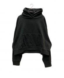 entire studios（エンタイアスタジオ）の古着「HEAVY HOOD WASHED パーカー」｜ブラック