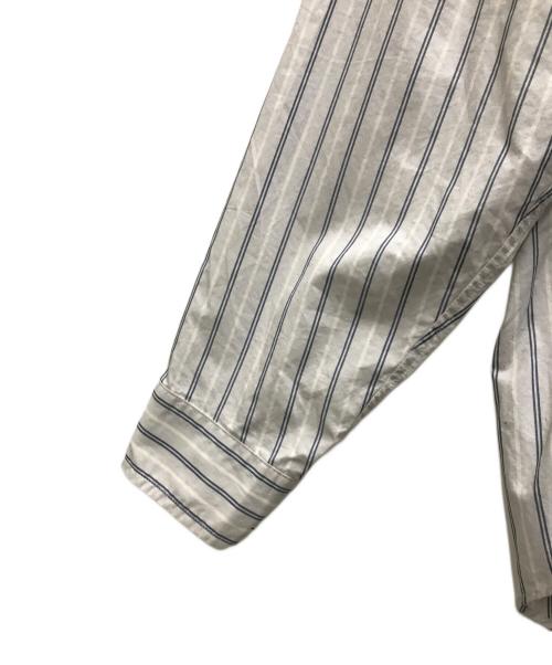 I（アイ）I (アイ) 21SS STRIPE OFFICER SHIRT グレー サイズ:３の古着・服飾アイテム