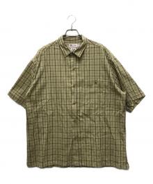 CTC STORE×usual things scrutiny（シーティーシーストア×ユージュアル シングス スクルーティニー）の古着「SUNNY SHIRT」｜ベージュ