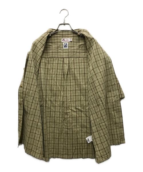 CTC STORE（シーティーシーストア）CTC STORE (シーティーシーストア) USUAL THINGS SCRUTINY (ユージュアル シングス スクルーティニー) SUNNY SHIRT ベージュ サイズ:XLの古着・服飾アイテム