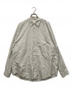AURALEEオーラリー）の古着「WASHED FINX TWILL BIG SHIRTS」｜グレー