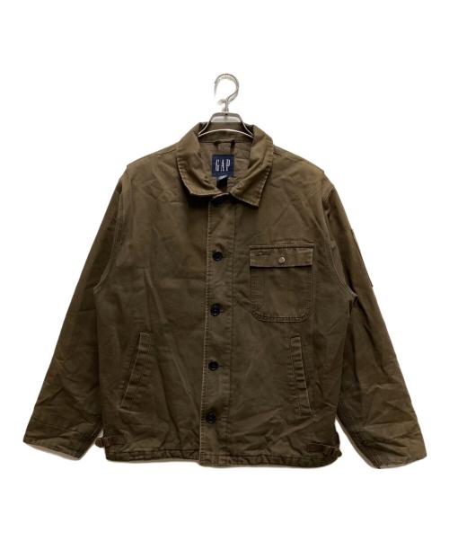 GAP（ギャップ）GAP (ギャップ) デッキジャケット ブラウン サイズ:Lの古着・服飾アイテム