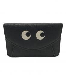 ANYA HINDMARCH（アニヤ・ハインドマーチ）の古着「EYES レザーコインケース」｜ブラック