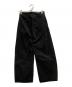 MM6 Maison Margiela (エムエムシックスメゾンマルジェラ) 20SS ハイライズ ボタンフライ ワイドストレートデニム ブラック サイズ:38：14000円