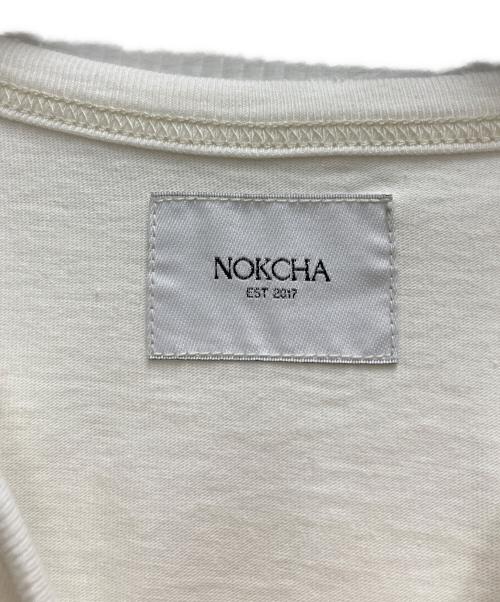 NOKCHA（ノクチャ）NOKCHA (ノクチャ) ダメージカットソー ホワイト サイズ:SIZE Freeの古着・服飾アイテム