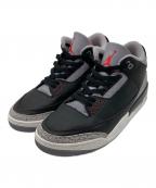NIKEナイキ）の古着「Air Jordan 3 Retro "Black Cement"」｜ブラック