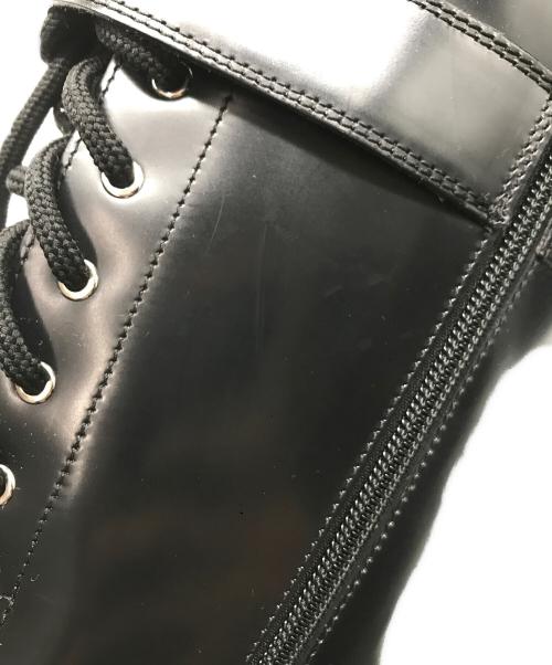 ALEXANDER McQUEEN（アレキサンダーマックイーン）ALEXANDER McQUEEN (アレキサンダーマックイーン) Tread Lace Up Boot ロングブーツ ブラック サイズ:37Dの古着・服飾アイテム
