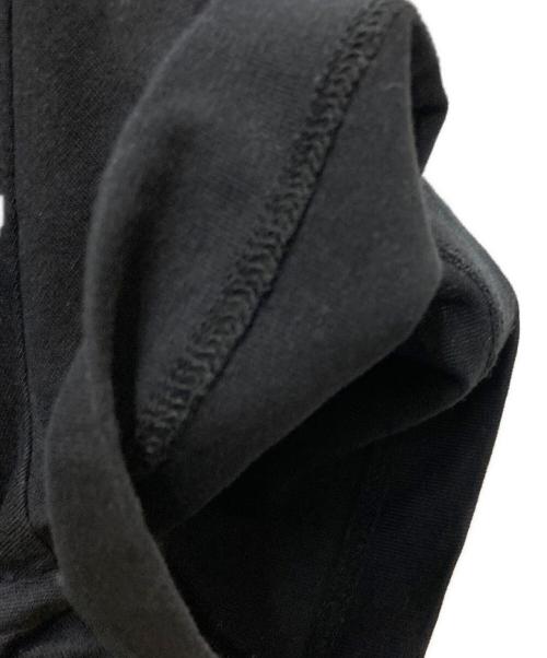 MSGM（エムエスジーエム）MSGM (エムエスジーエム) NEVER LOOK BACK ステートメント ロゴ Tシャツ ブラック サイズ:Sの古着・服飾アイテム