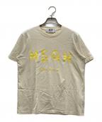 MSGMエムエスジーエム）の古着「ロゴTシャツ」｜ベージュ
